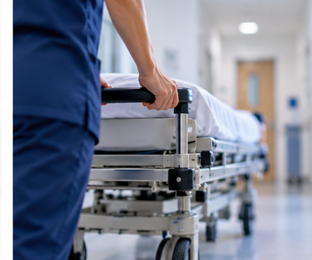 Imagine ilustrativă din mediul medical pentru Brancardier